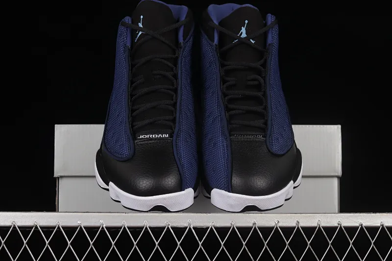 All categories Air Jordan Jordan series basketball shoes Air Jordan 13 pure original version Air Jordan 13 Flint AJ13 Joe 13 navy black and blue 3M reflective basketball shoes DJ5982-400